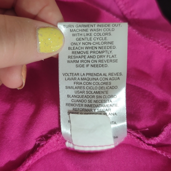 Pink Mesh Overlay Tee RXB 3X - Picture 8 of 9